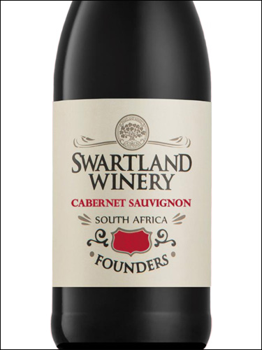 фото Swartland Winery Founders Cabernet Sauvignon Свартланд Вайнери Фаундерс Каберне Совиньон ЮАР вино красное