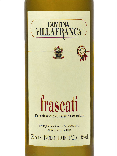 фото Cantina Villafranca Frascati DOC Кантина Виллафранка Фраскати Италия вино белое