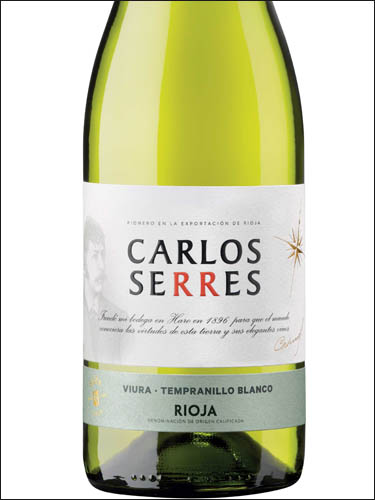 фото вино Carlos Serres Viura Tempranillo Blanco Rioja DOC  