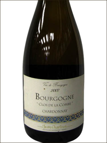 фото Domaine Jean Chartron Clos de la Combe Chardonnay Bourgogne AOC  Домен Жан Шартрон Кло де ля Комб Шардоне Бургонь Франция вино белое