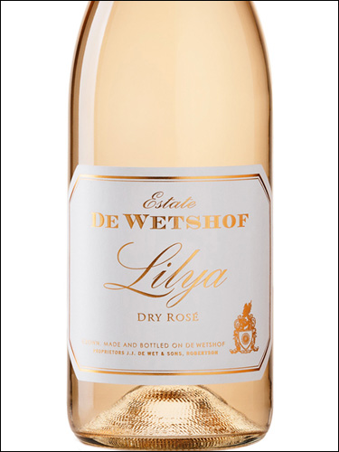 фото De Wetshof Estate Lilya Rose Де Ветсхоф Эстейт Лилия Розе ЮАР вино розовое