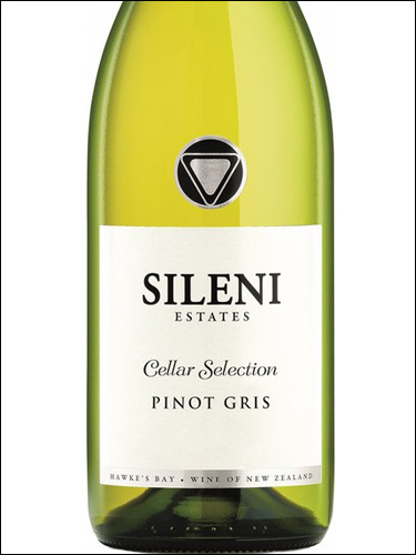фото Sileni Cellar Selection Pinot Gris Hawke’s Bay Силени Селлар Селекшн Пино Гри Хокс-Бей Новая Зеландия вино белое
