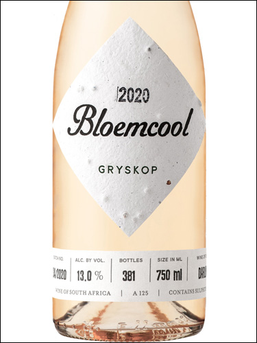 фото Bloemcool Gryskop Блумкол Грейскоп ЮАР вино розовое