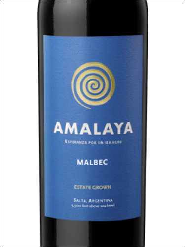 фото Amalaya Malbec Амалайя Мальбек Аргентина вино красное