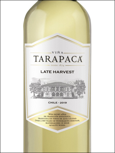 фото Vina Tarapaca Late Harvest Винья Тарапака Лейт Харвест Чили вино белое