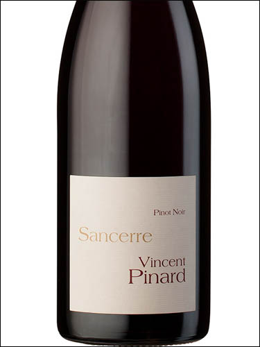 фото Vincent Pinard Pinot Noir Sancerre Rouge AOC Венсан Пинар Пино Нуар Сансер Руж Франция вино красное