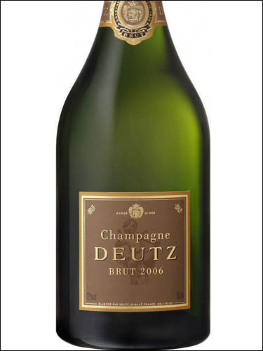 фото Champagne Deutz Brut Millesime Шампанское Дейц Брют Миллезим Франция вино белое