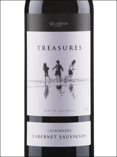 фото Quarisa Treasures Cabernet Sauvignon Coonawarra Куариса Трежез Каберне Совиньон Кунаварра Австралия вино красное