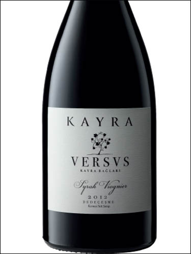 фото Kayra Versus Syrah Viognier Кайра Версус Сира Вионье Турция вино красное