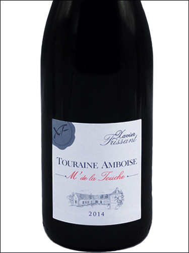 фото Xavier Frissant M’ de la Touche Touraine-Amboise Rouge AOC Ксавье Фриссан М' де ла Туш Турень-Амбуаз Руж Франция вино красное