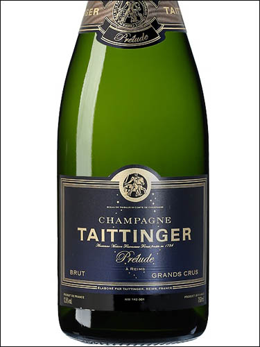 фото Champagne Taittinger Prelude Grands Crus Brut Шампанское Тэтенжэ Прелюд Гран Крю Брют Франция вино белое