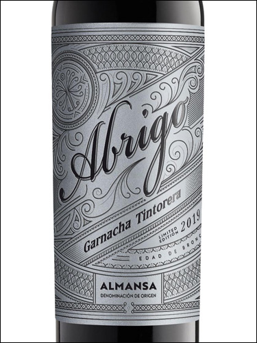 фото вино Abrigo Limited Edition Garnacha Tintorera Almansa DO 