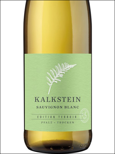 фото Kalkstein Sauvignon Blanc Trocken Pfalz Калькштайн Совиньон Блан Трокен Пфальц Германия вино белое