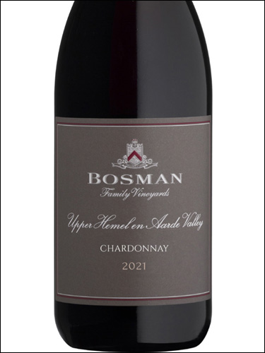 фото Bosman Upper Hemel en Aarde Valley Chardonnay Босман Верхняя долина Хемель-эн-Арде Шардоне ЮАР вино белое