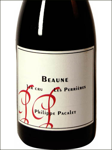 фото Philippe Pacalet Beaune 1er Cru Les Perrieres Rouge Филипп Пакале Бон Премье Крю Ле Перрьер Руж Франция вино красное