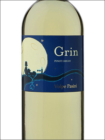 фото Volpe Pasini Grin Pinot Grigio Вольпе Пазини Грин Пино Гриджио Италия вино белое