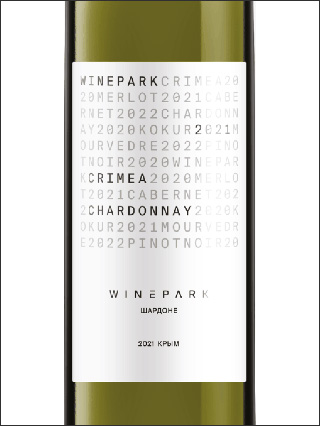 фото Winepark Chardonnay Вайнпарк Шардоне Россия вино белое