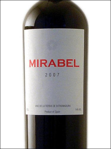 фото вино Mirabel Vino de la Tierra Extremadura 
