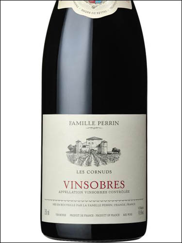 фото Famille Perrin Les Cornuds Vinsobres AOC Фамий Перрен Ле Корню Венсобр Франция вино красное