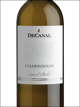 фото DeCanal Chardonnay ДеКаналь Шардоне Италия вино белое