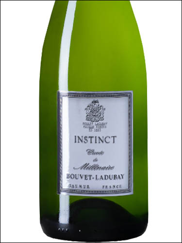 фото Bouvet Ladubay Instinct Cuvee du Millenaire Saumur Brut AOC Буве Ладюбе Инстинкт Кюве дю Миленэр Самюр Брют Франция вино белое