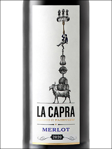 фото La Capra Merlot Ла Капра Мерло ЮАР вино красное