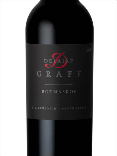 фото Delaire Graff Botmaskop Дилэр Графф Ботмаскоп ЮАР вино красное
