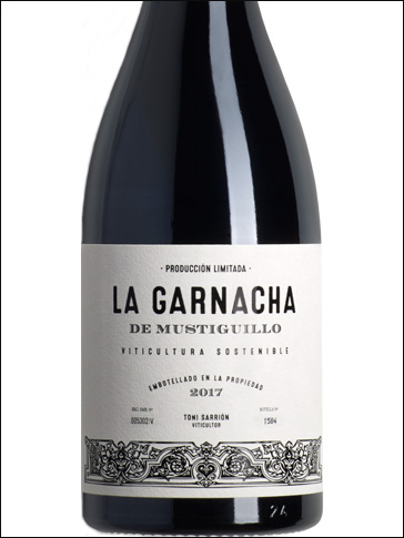 фото вино La Garnacha de Mustiguillo 