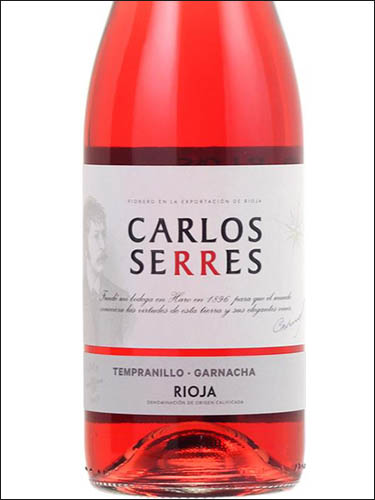 фото вино Carlos Serres Tempranillo Garnacha Rosado Rioja DOC 