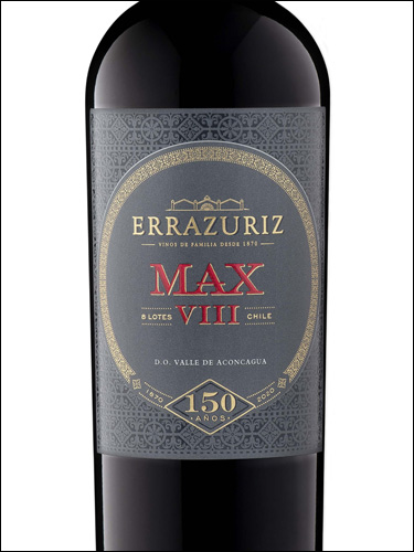 фото Errazuriz Max VIII Эррасурис Макс VIII Чили вино красное