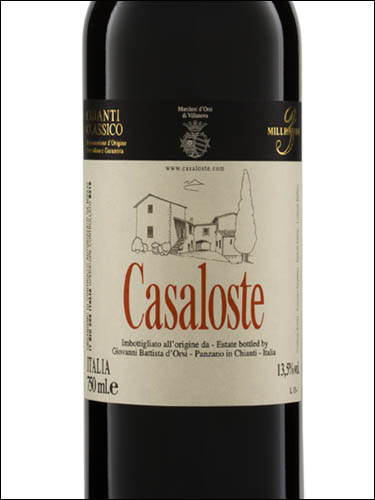 фото Casaloste Chianti Classico DOCG Казалосте Кьянти Классико Италия вино красное
