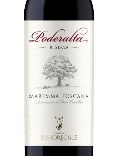 фото Tenuta Sassoregale Poderalta Riserva Maremma Toscana DOC Тенута Сассорегале Подеральта Ризерва Маремма Тоскана Италия вино красное