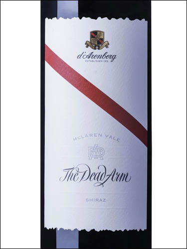 фото d'Arenberg The Dead Arm Shiraz McLaren Vale д’Аренберг Дэд Арм Шираз Макларен Вэйл Австралия вино красное