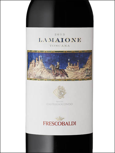 фото Frescobaldi Lamaione Toscana Rosso IGT Фрескобальди Ламайоне Тоскана Россо Италия вино красное