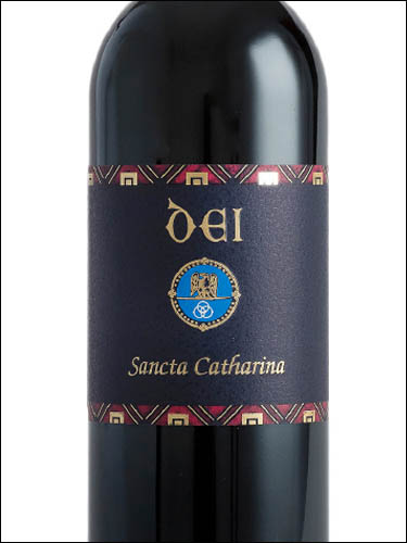 фото Dei Sancta Catharina Toscana Rosso IGT Дей Санкта Катарина Тоскана Россо Италия вино красное