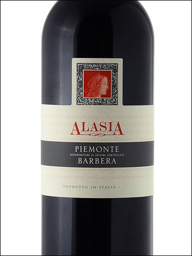 фото Alasia Barbera Piemonte DOC Алазия Барбера Пьемонте Италия вино красное