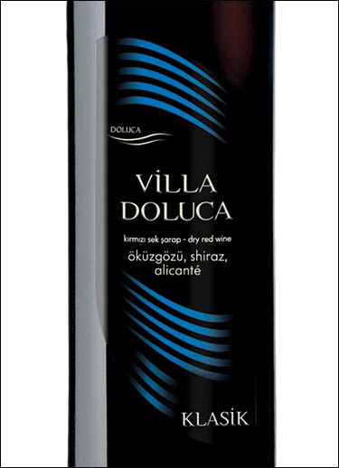 фото Villa Doluca Klasik Okuzgozu-Shiraz-Alicante Вилла Долуджа Класик Окюзгёзю-Шираз-Аликанте Турция вино красное