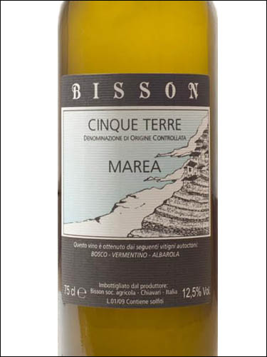 фото Bisson Cinque Terre DOC Биссон Чинкве Терре Италия вино белое