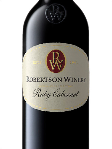 фото Robertson Winery Ruby Cabernet Robertson WO Робертсон Вайнери Руби Каберне ЮАР вино красное