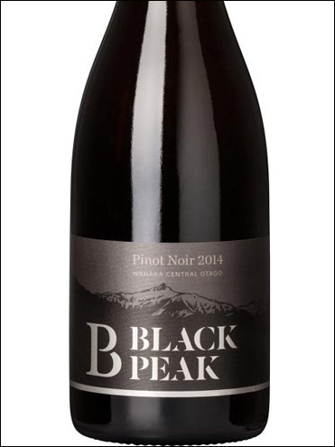 фото Black Peak Pinot Noir Wanaka Central Otago Блэк Пик Пино Нуар Ванака Центральное Отаго Новая Зеландия вино красное