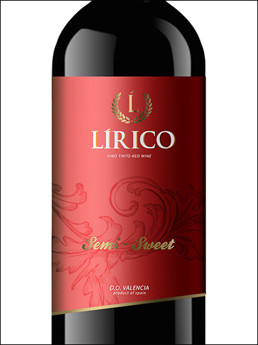 фото вино Lirico Bobal - Monastrell Semi-Sweet Valencia DO 