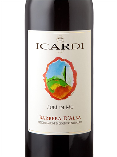 фото Icardi Suri' di Mu' Barbera d'Alba DOC Икарди Сури ди Му Барбера д'Альба Италия вино красное