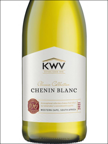 фото KWV Classic Collection Chenin Blanc Western Cape WO КВВ Классик Коллекшн Шенен Блан Вестерн Кейп ЮАР вино белое