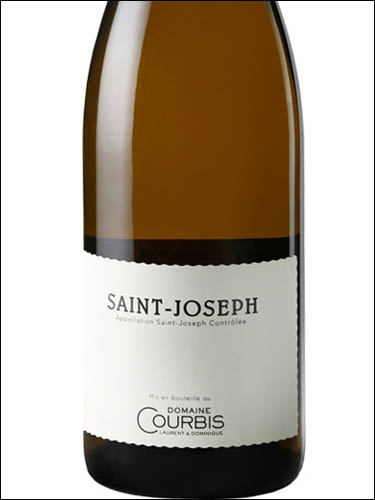 фото  Domaine Courbis Saint Joseph Blanc AOC Домен Курбис Сен Жозеф Блан Франция вино белое
