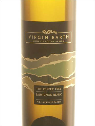 фото Virgin Earth The Pepper Tree Sauvignon Blanc Langeberg-Garcia WO Вирджин Ёрс Пеппер Три Совиньон Блан Лангеберг-Гарсия ВО ЮАР вино белое