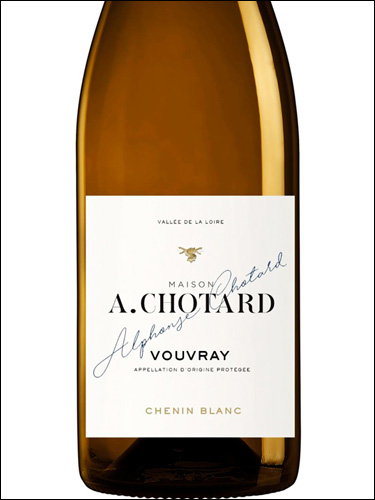 фото Maison A.Chotard Chenin Blanc Vouvray AOC Мезон А.Шотар Шенен Блан Вувре Франция вино белое