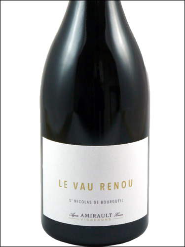 фото Le Vau Renou Saint Nicolas de Bourgueil AOC Ле Во Рену Сен Николя де Бургей Франция вино красное