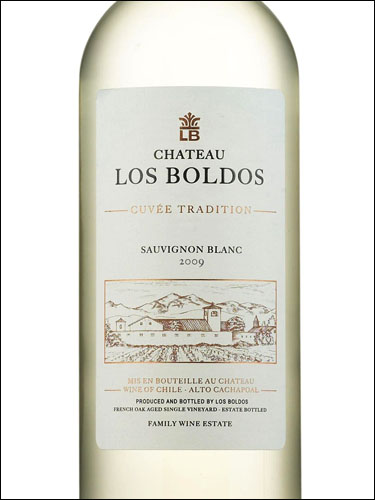 фото Chateau Los Boldos Sauvignon Blanc Cuvee Tradition Шато Лос Болдос Кюве Традишен Совиньон Блан Чили вино белое