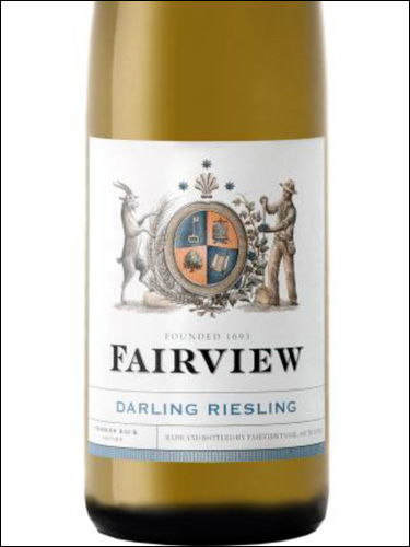 фото Fairview Darling Riesling Фэирвью Дарлинг Рислинг ЮАР вино белое