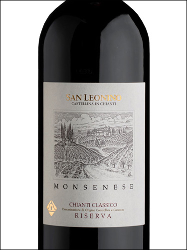 фото San Leonino Monsenese Chianti Classico Riserva DOCG Сан Леонино Монсенезе Кьянти Классико Ризерва Италия вино красное